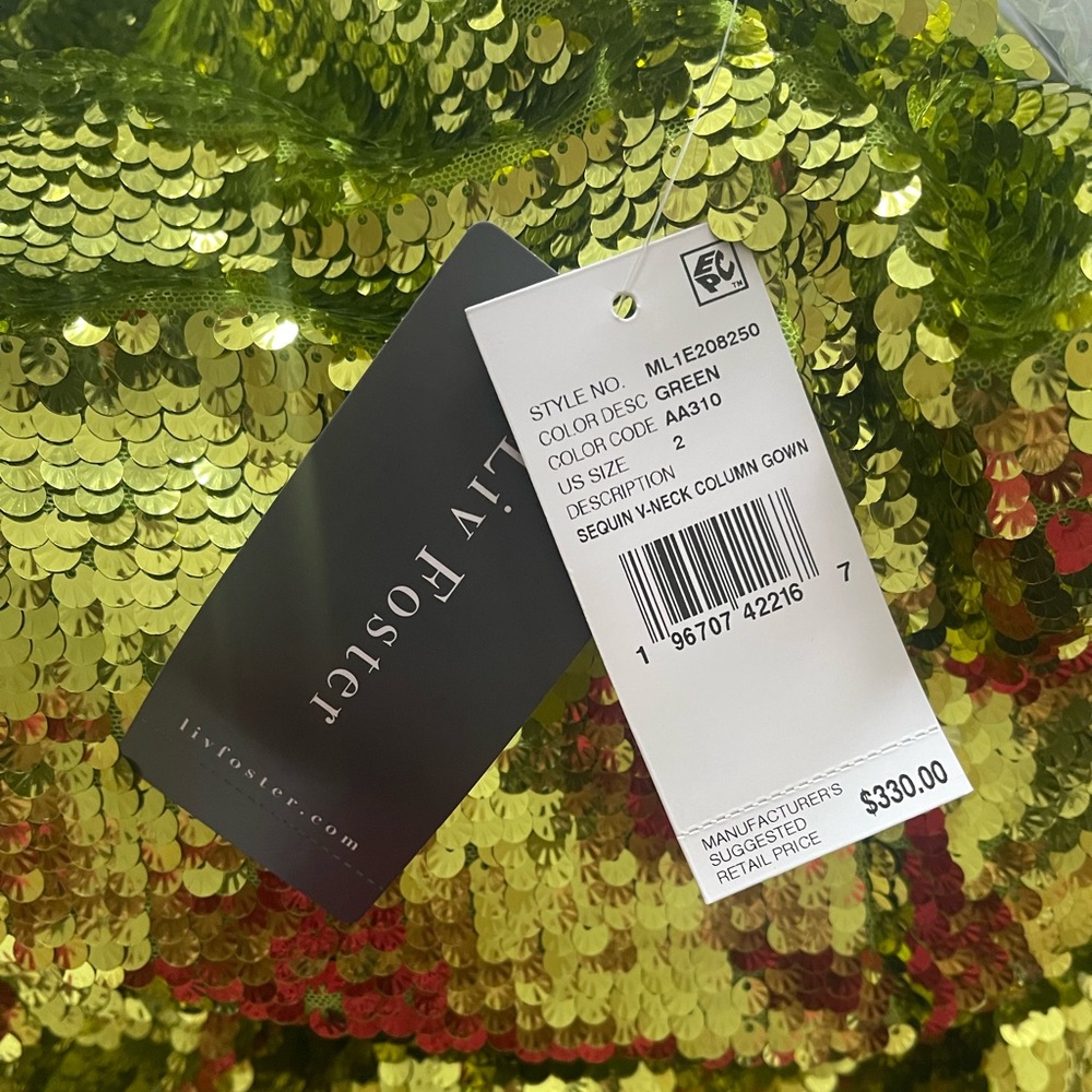 NEW Liv Foster Sequins Gown - Picture 11 of 13